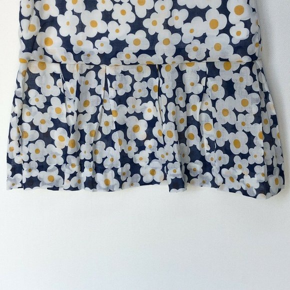 Vintage Montgomery Ward Girls Drop Waist Dress Approx Size     Flowers - Picture 5 of 11